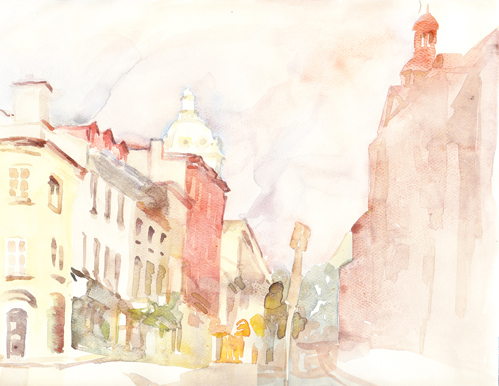 portfolio_gal/Aquarelle/Old Quebec City.jpg